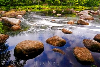 rocks in river